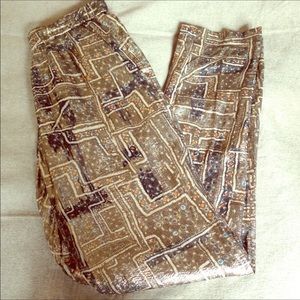 Isabel Marant x H&M silk and metallic pants